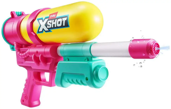 Zuru Xshot Fast Fill Retro Blaster - Yellow/pink
