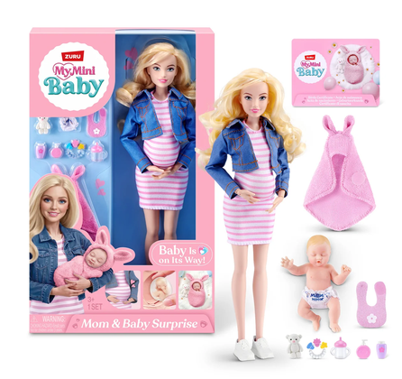 Zuru Mym Mini - Baby Pregnant Doll Caucasion