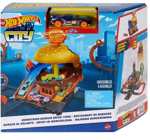 Hot Wheels City Express Car Wash Themed Pack