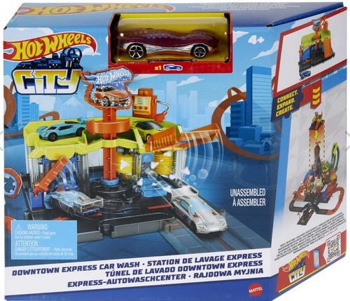 Hot Wheels City Express Car Wash Themed Pack