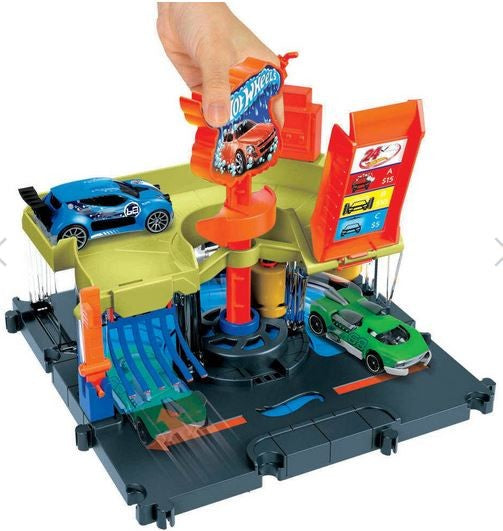 Hot Wheels City Express Car Wash Themed Pack