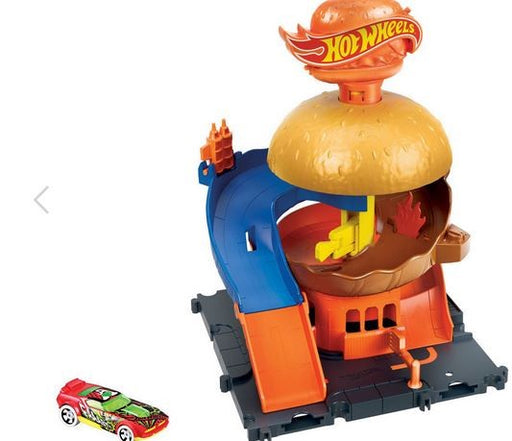 Hot Wheels City Downtown Burger Drive-thru Themed Pack