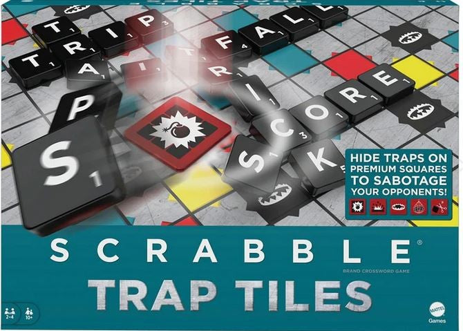 Scrabble Trap Tiles Game Ages:10+