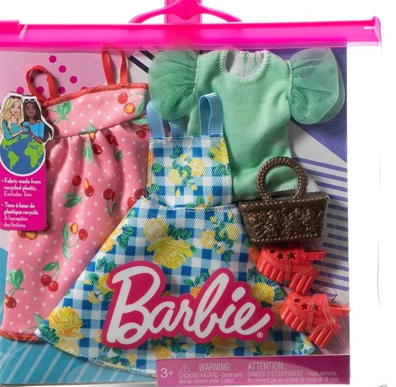 Barbie Fashion 6pc Cherry Dress Pack Hjt33 — ToyWauchope