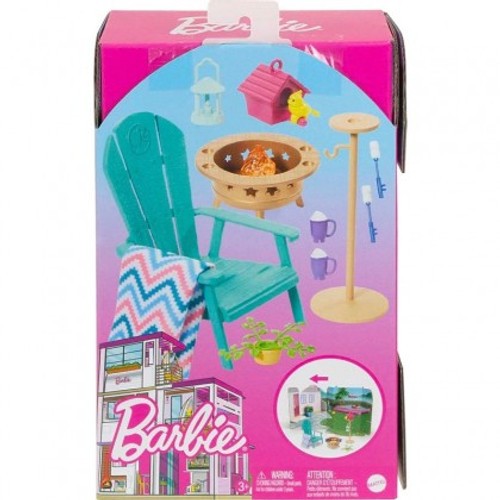 Barbie Furniture Accessories Outdoors Set Hjv33