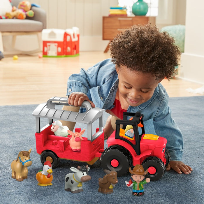 Fisher Price Farm Tractor Little People Set