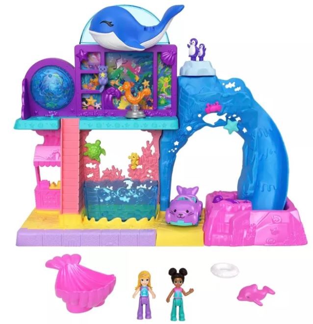 Polly Pocket Pollyville Aquarium Playset
