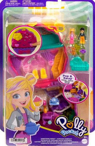 Polly Pocket Something Sweet Cupcake Compact