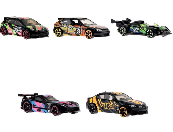 Hotwheels World Neon Speeders Premium Assorted Cars Hlh72-0