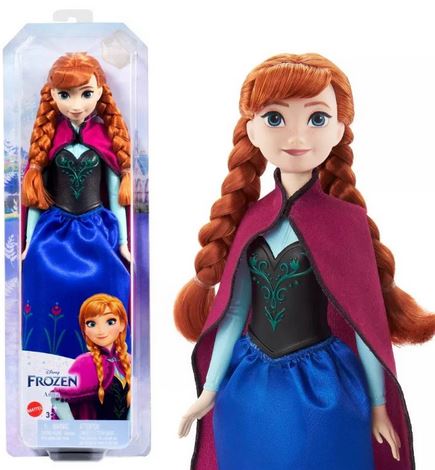 Disney Frozen Anna Fashion Doll Blue Skirt