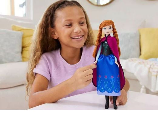 Disney Frozen Anna Fashion Doll Blue Skirt