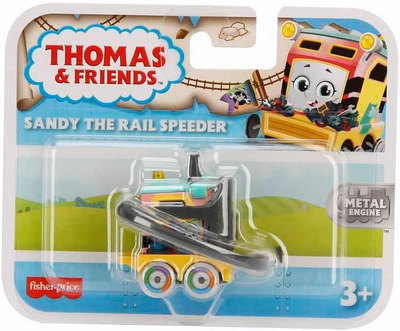 Thomas &friends Sandy The Rail Speeder Die-cast Small Engine Push A-long