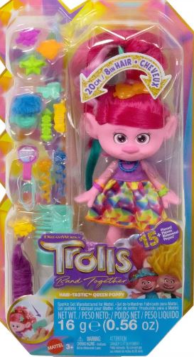 Trolls Poppy Hair Play Doll With 15 Accessories