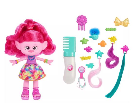 Trolls Poppy Hair Play Doll With 15 Accessories