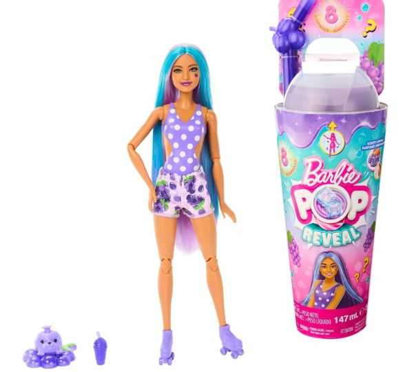 Barbie Pop Reveal Juicy Fruits Grape Doll