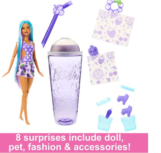 Barbie Pop Reveal Juicy Fruits Grape Doll