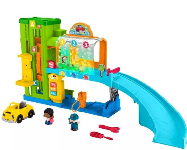Fisher-price Little People Light-up Learning Garage Ages:1-5 Yrs