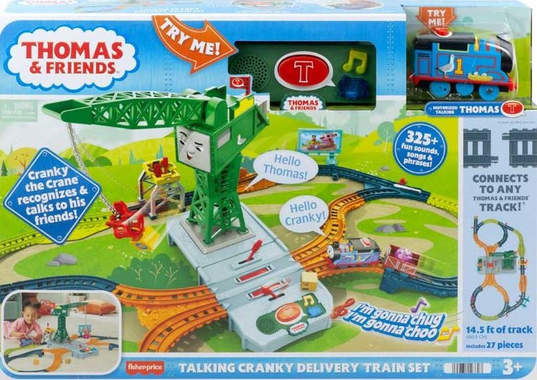 Thomas & Friends Talking Cranky Delivery Train Set