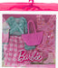 Barbie Fashion Outfit Pink Cottage Theme With Bag & Boots