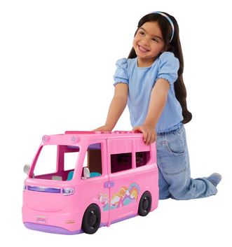 Barbie Dream Camper Vehicle Playset With Bbq & Colour Change Food (hrj78-0)