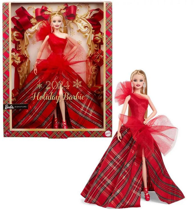 Barbie Holiday Blonde Doll 2024