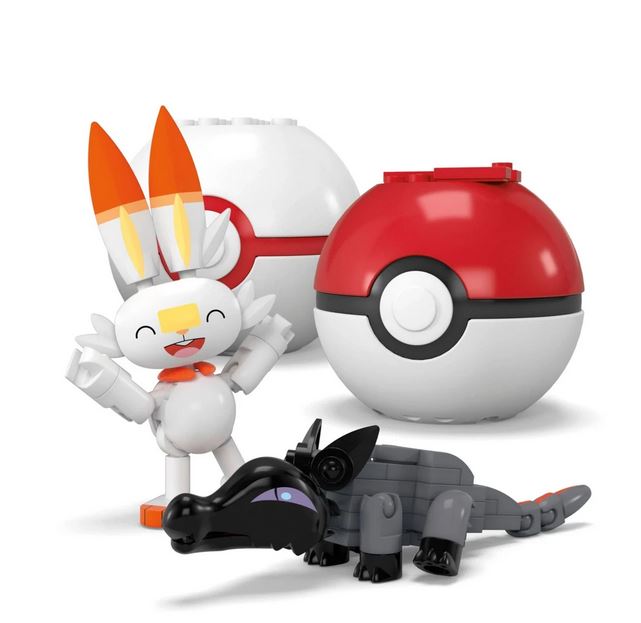 Mega Bloks Poke'mon Fire-type 4 Poke'ball Pack