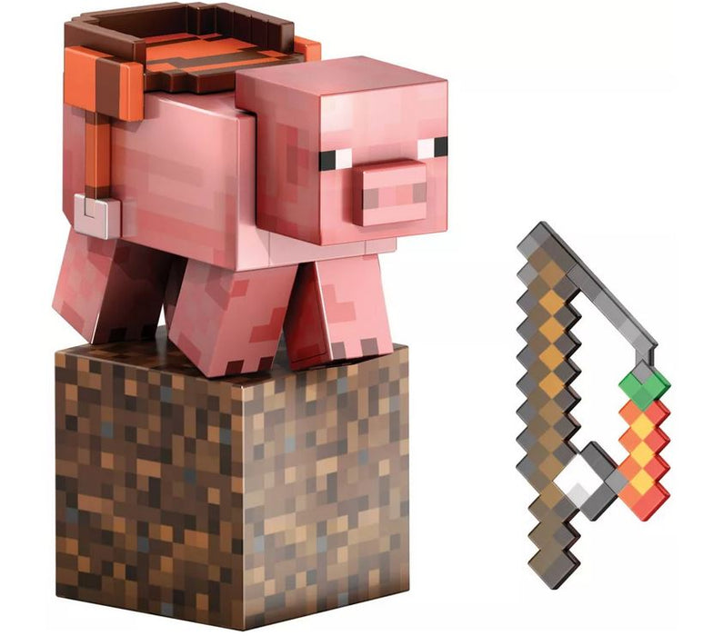 Minecraft Diamond Level Pig Playset