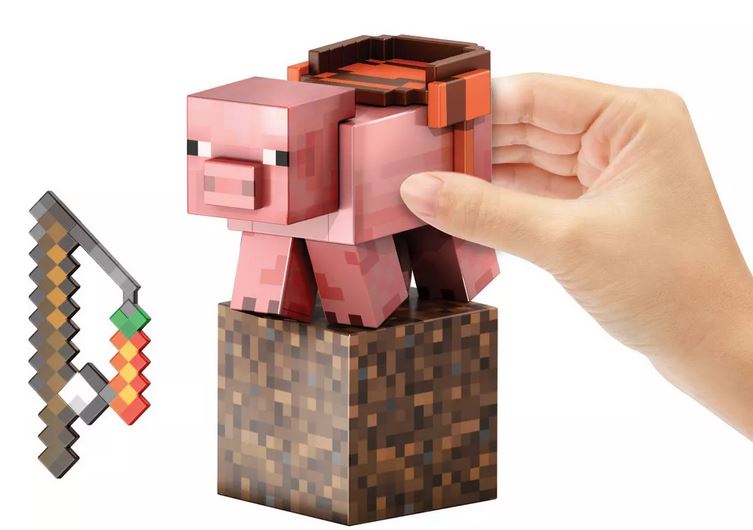 Minecraft Diamond Level Pig Playset