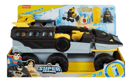 Imaginext Dc Transforming  Bat Tank Vehicle + Figure With Lights & Sound