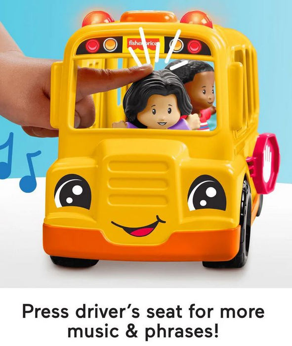 Fisher-price Lil People School Bus With Light & Sounds