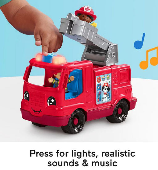 Fisher-price Lil People Fire Truck With Lights & Sounds