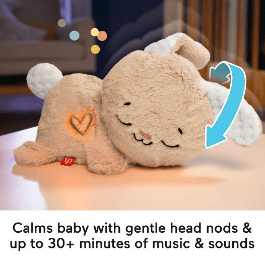 Fisher-price Soothe & Settle Bunny Plush With Calming Sound