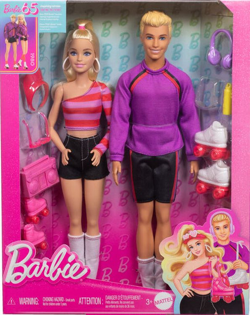 Barbie & Ken Fashionista 65th Anniversary Dolls 2 Pack