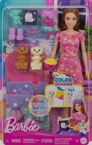 Barbie Puppy Slumber Party Doll Playset