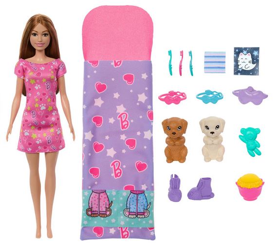 Barbie Puppy Slumber Party Doll Playset