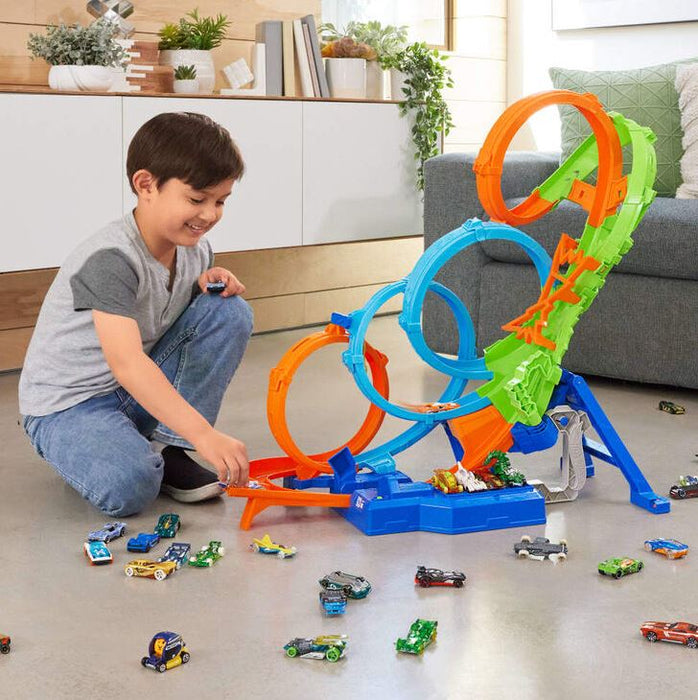 Hot Wheels Action Power Loops  Track Playset