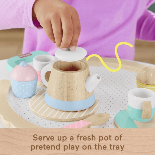 Fisher-price Wooden Tea  Party Set 