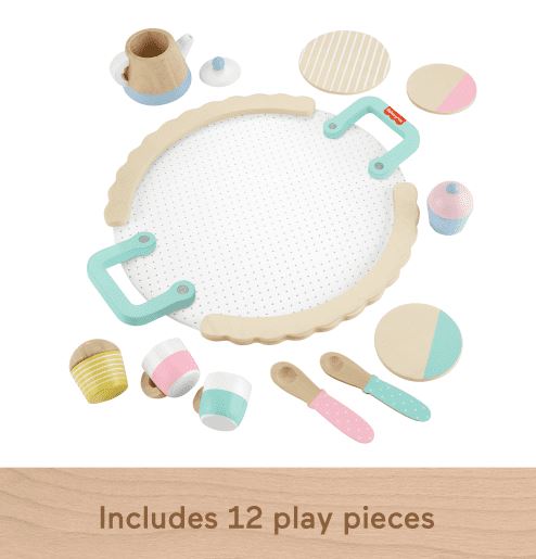 Fisher-price Wooden Tea  Party Set 