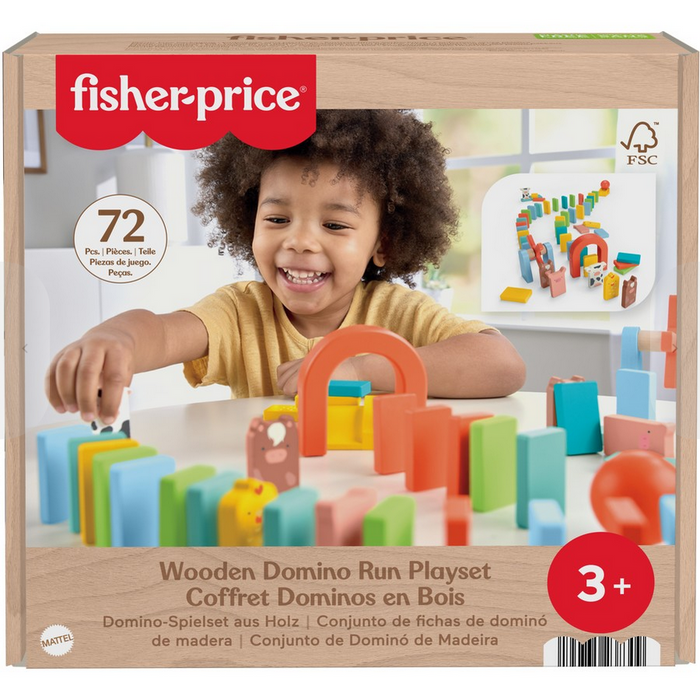Fisher-price Wooden Domino Run Set