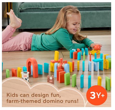 Fisher-price Wooden Domino Run Set