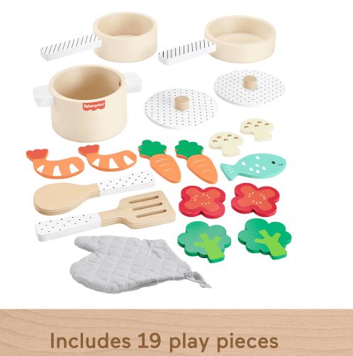 Fisher-price Wooden Pots Set