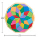 Fisher-price Wooden Mandala Geometric Puzzle