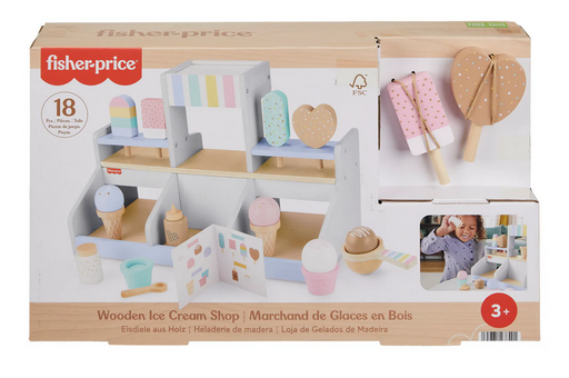 Fisher Price Wooden Ice Cream Shop Set