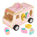 Fisher-price Wooden Ice-cream Van Shape Sorter Playset