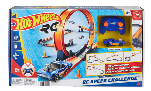 Hot Wheels 1:64 Remote Control Speed Challenge Track Set