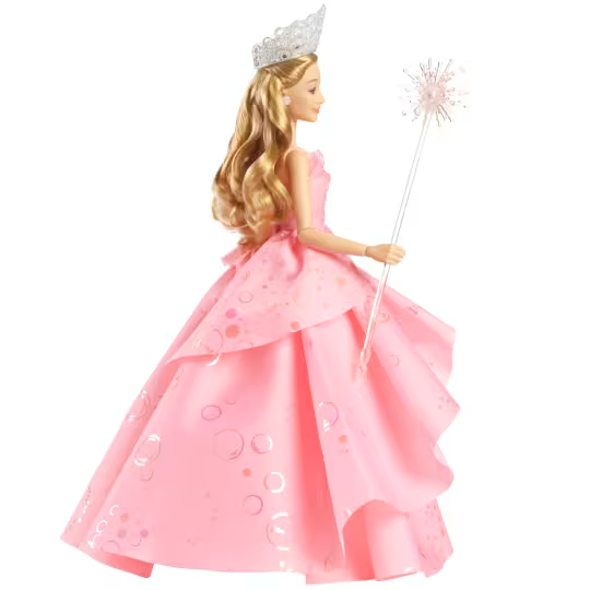 Wicked Deluxe Glinda Fashion Doll & Accessories With Removable Outfit & Posability