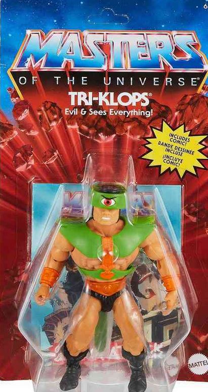 He-man Masters Of The Universe Tri-klops With Comic