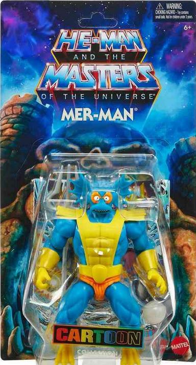 He-man Masters Of The Universe Mer-man With Comic
