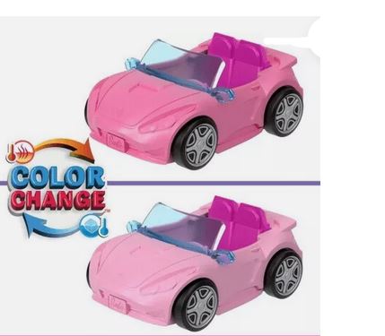 Barbie Mini Land Pink Convertable With Doll