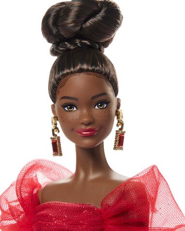 Barbie 80th  Signature Anniversary Ruby Red Brunette Doll
